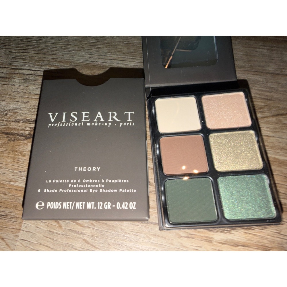Viseart Theory VI Absinthe Eyeshadow Palette 6 Shades Matte Shimmer VPV06